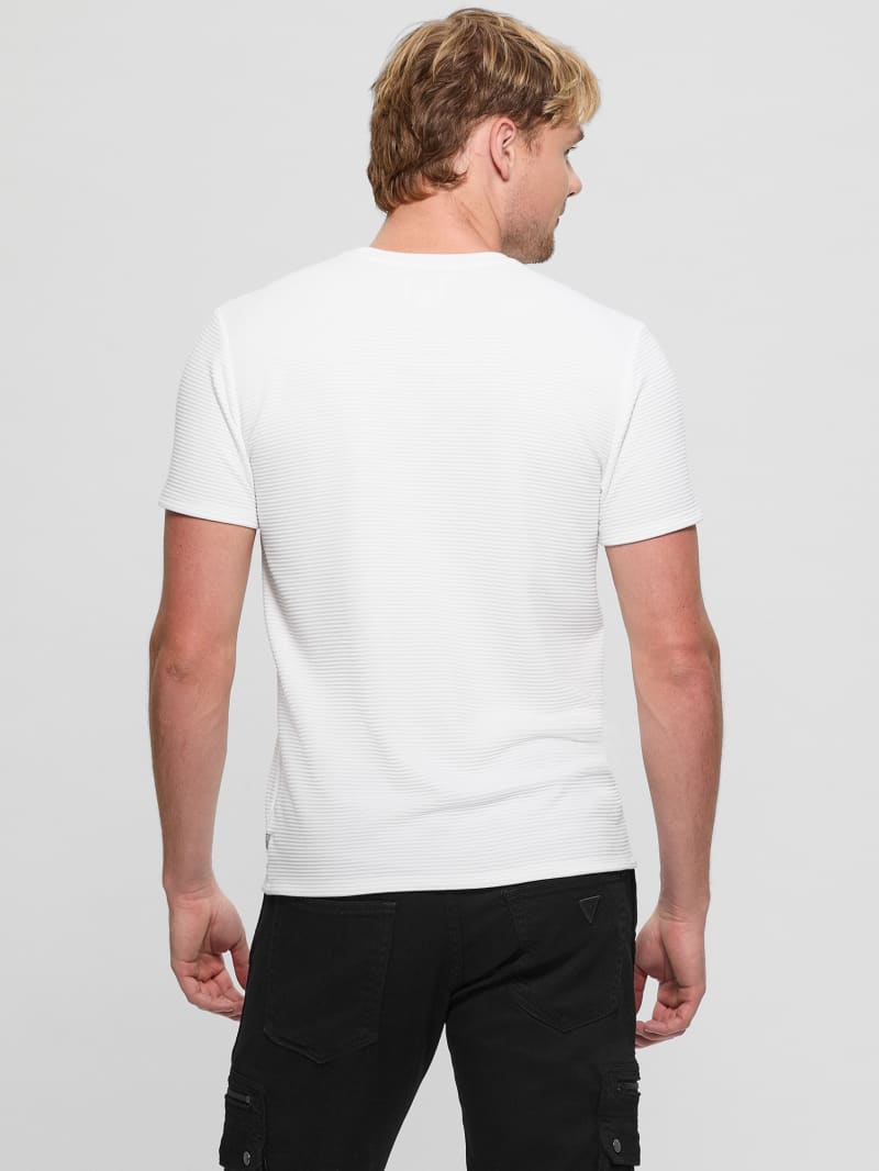 Textured Stripe Tee - thumbnail 8