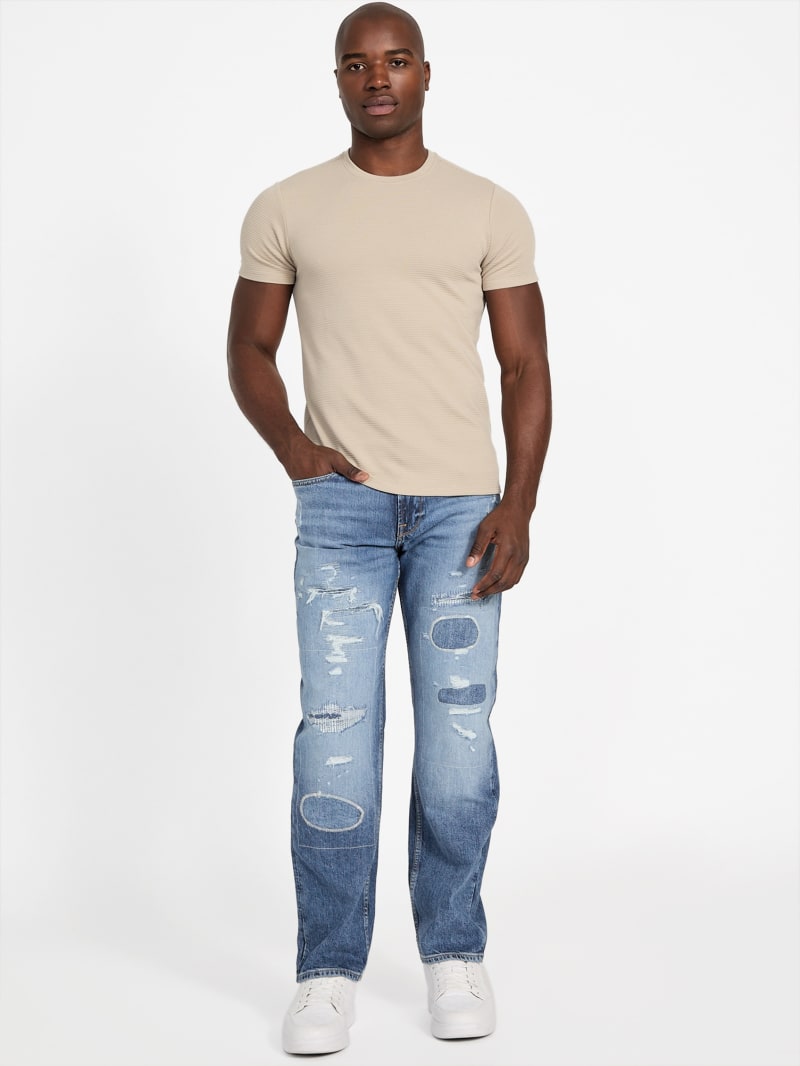 Textured Stripe Tee