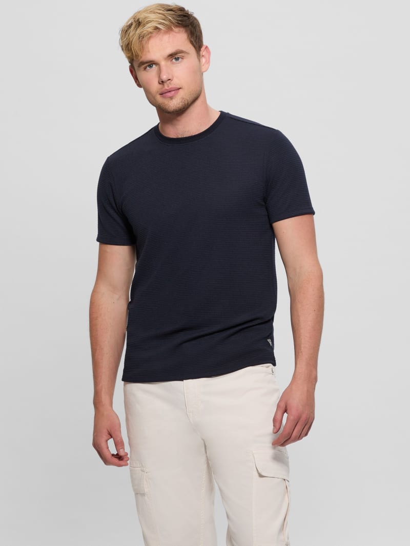 Textured Stripe Tee - thumbnail 10