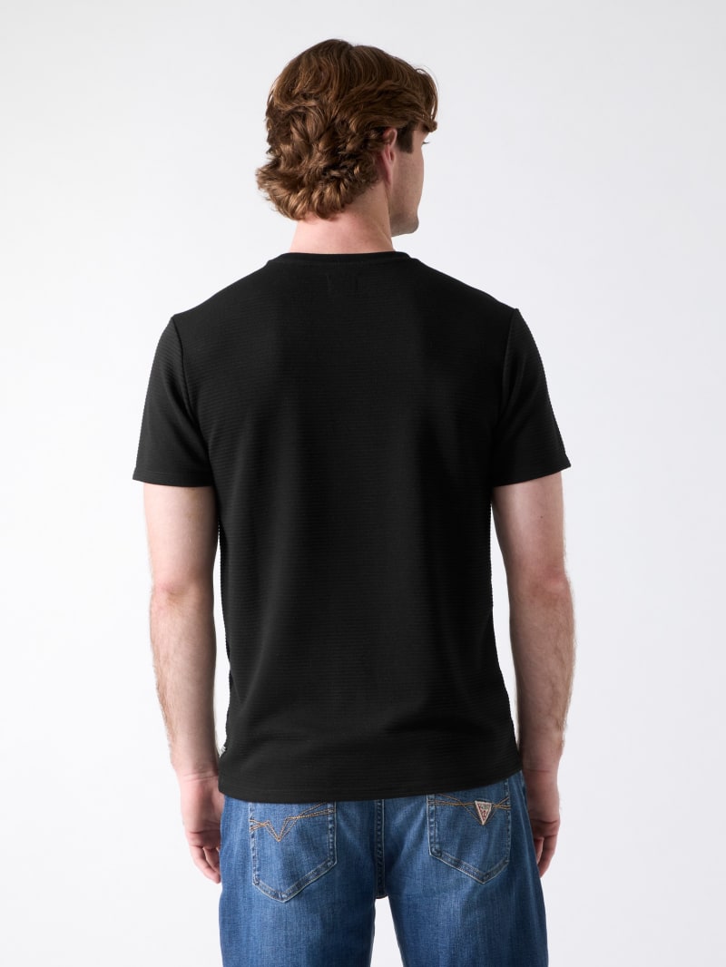 Textured Stripe Tee - thumbnail 4