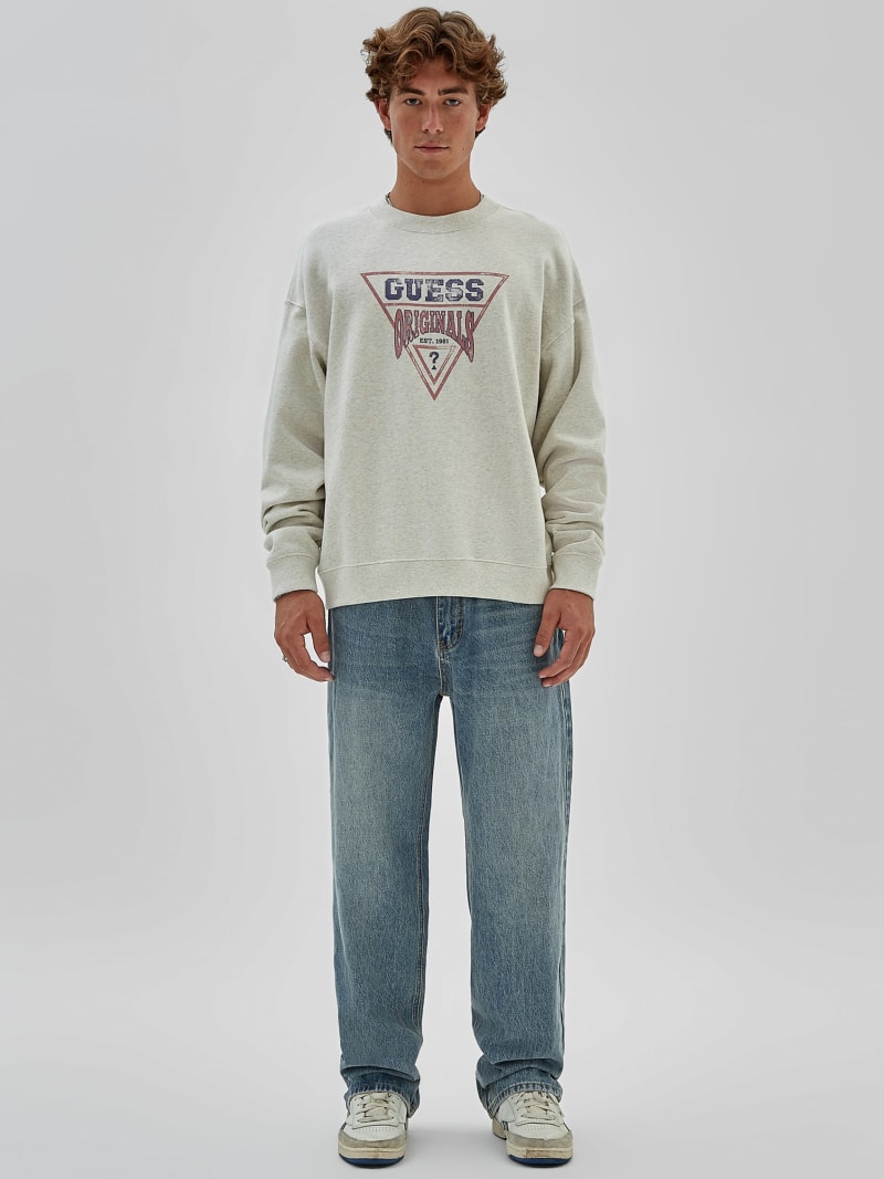 Guess grey sweatshirt discount