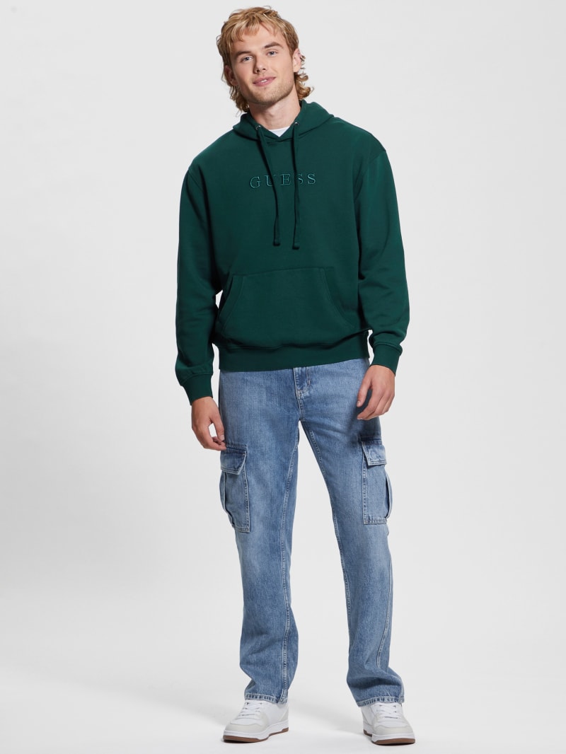 Mint Big Size Lightweight Terry Hoodie PSM-6371