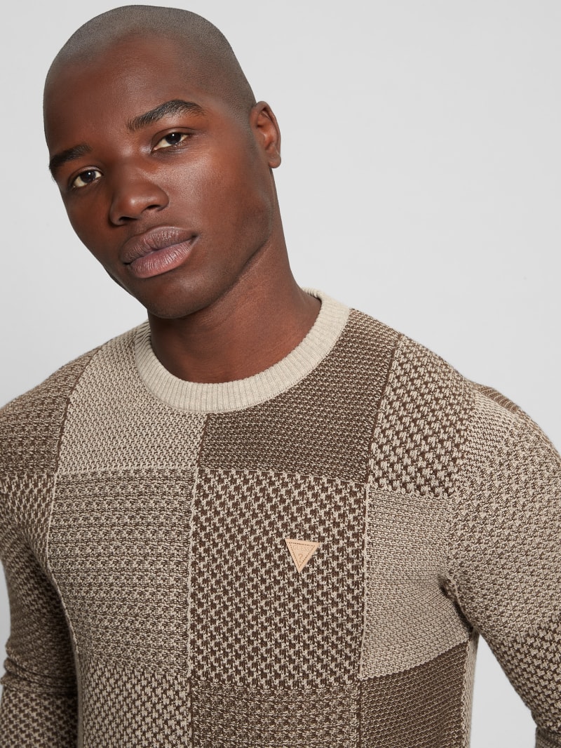 Burberry patchwork sweater cheap
