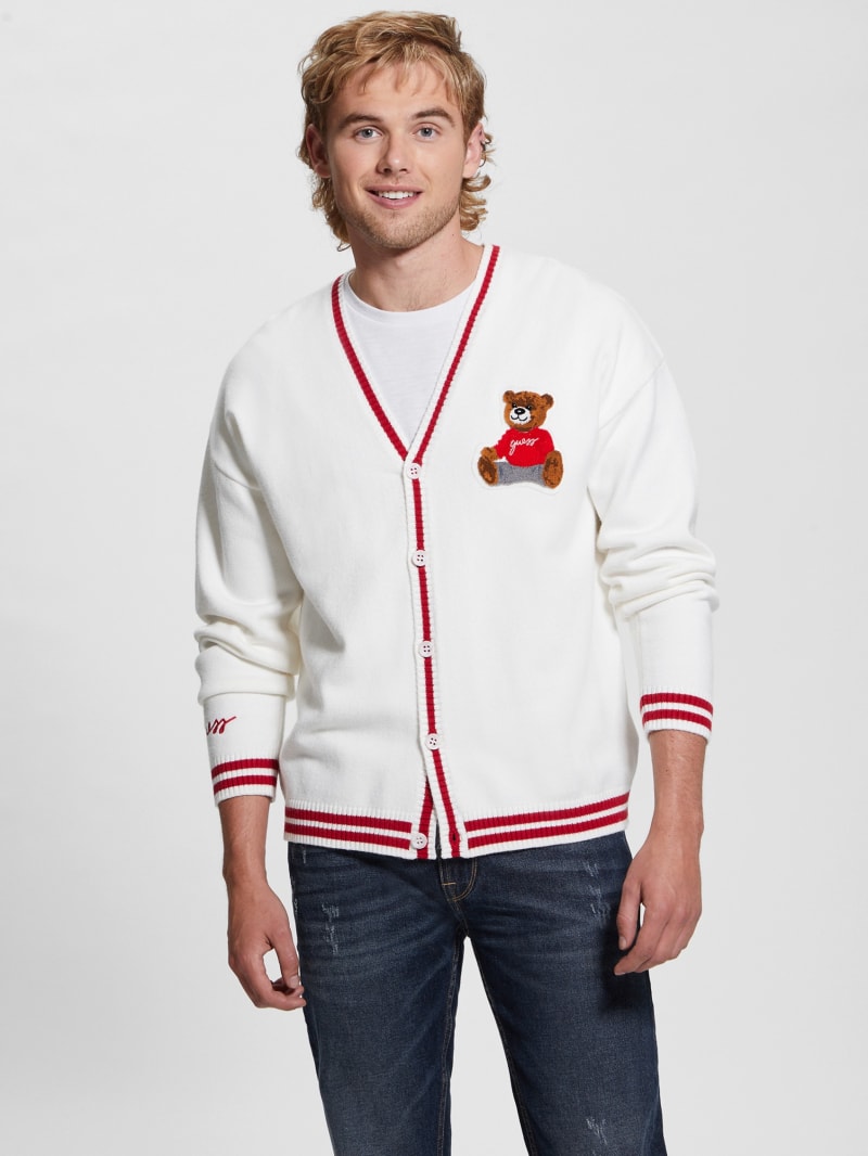 Eco Liam Patch Cardigan | GUESS