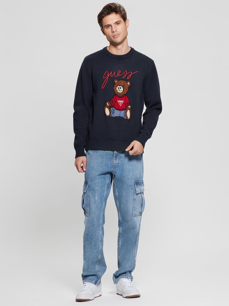 Guess bear sweatshirt store