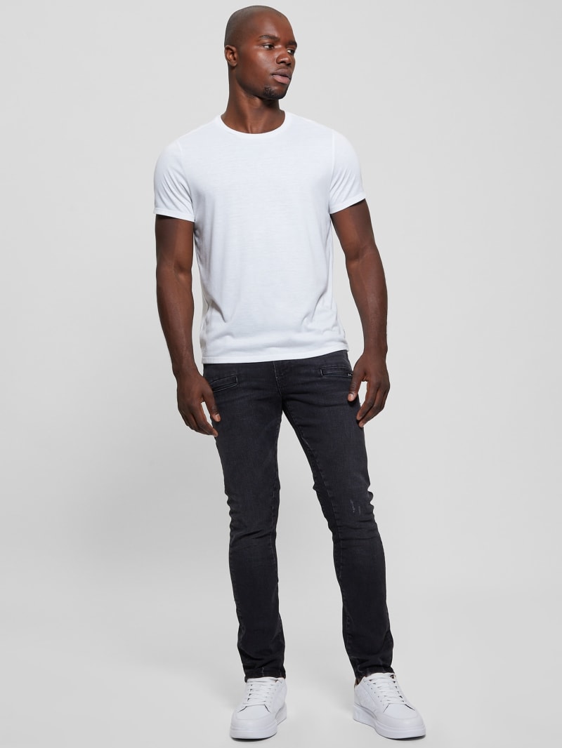 Eco Finnley Zippered Tapered Jeans
