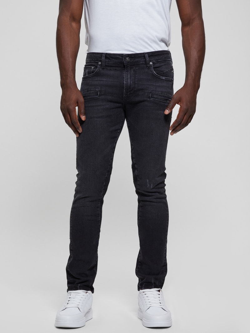Eco Finnley Zippered Tapered Jeans