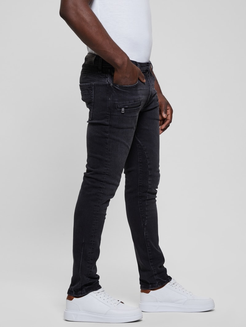 Eco Finnley Zippered Tapered Jeans