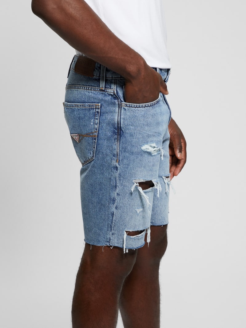 Wyatt Distressed Denim Shorts | GUESS Wyatt Distressed Denim Shorts | GUESS