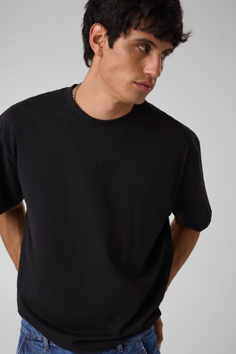 Embroidered Logo Tee Men | GUESS Jeans®