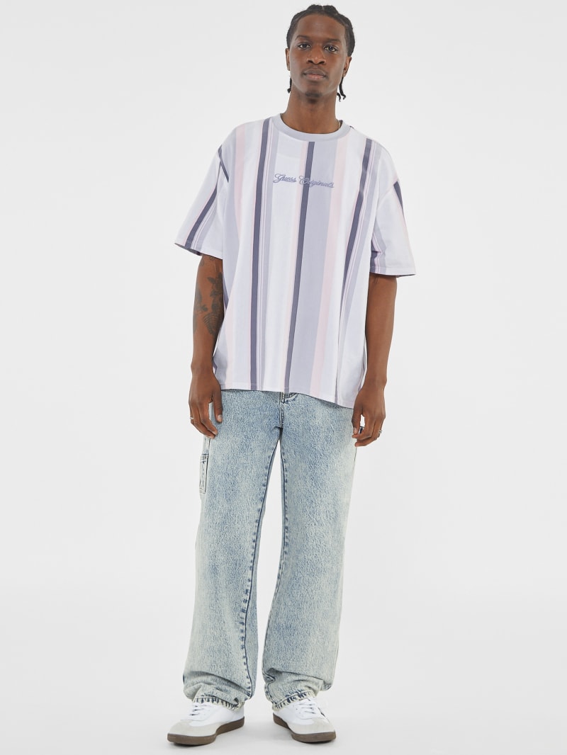 GUESS Originals Eco Vertical Stripe Tee GUESS