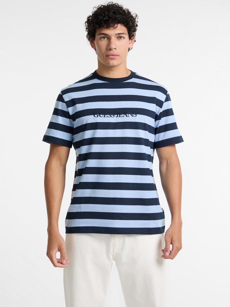 Striped Logo Tee