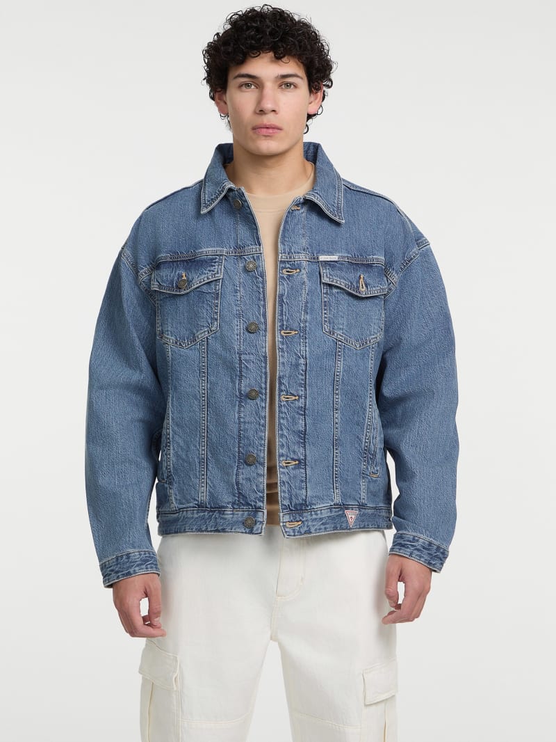 Oversized Denim Trucker Jacket | GUESS Jeans