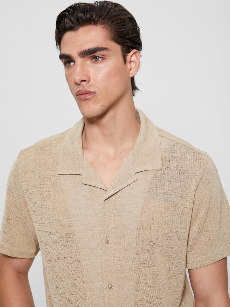 GUESS® Gauze Camp Shirt Men