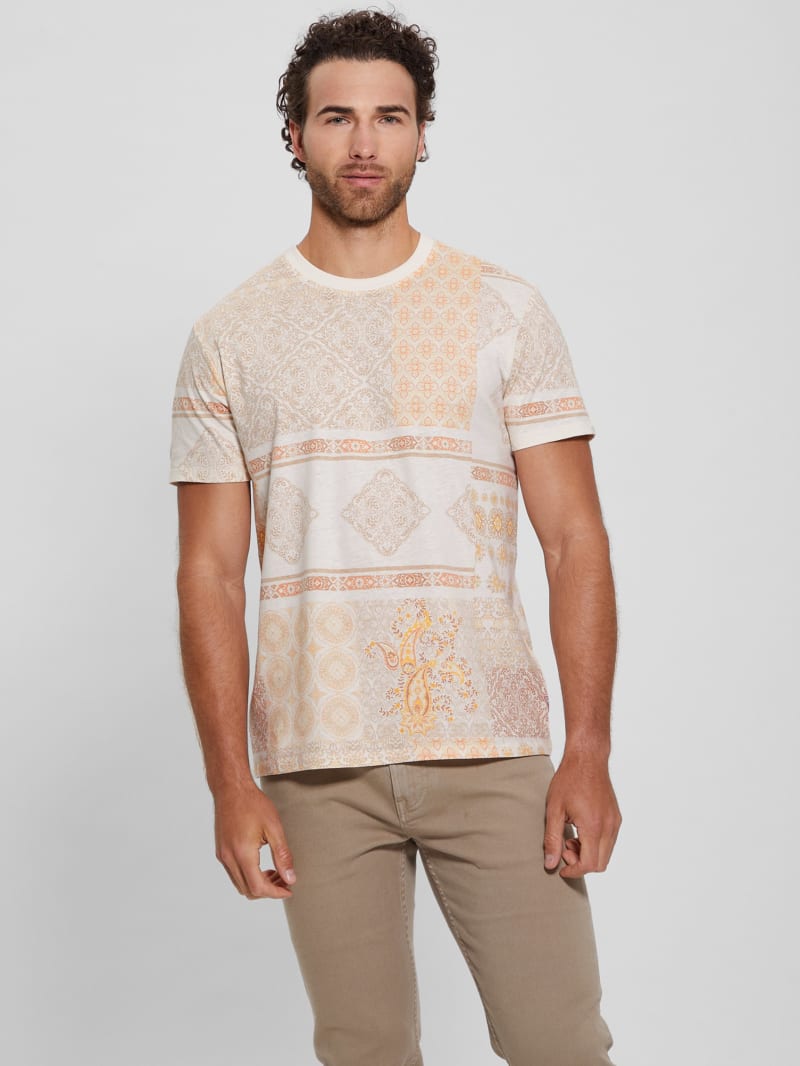 Rio Patchwork Crewneck Tee