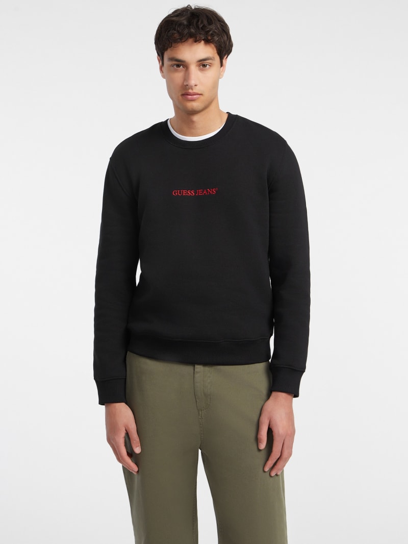 Slim Logo Crewneck Sweatshirt GUESS Canada