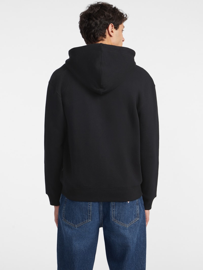 Chenille Patch Zip-Up Hoodie | GUESS Jeans