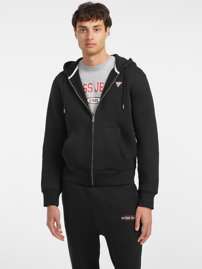 Slim zip up hoodie new arrivals