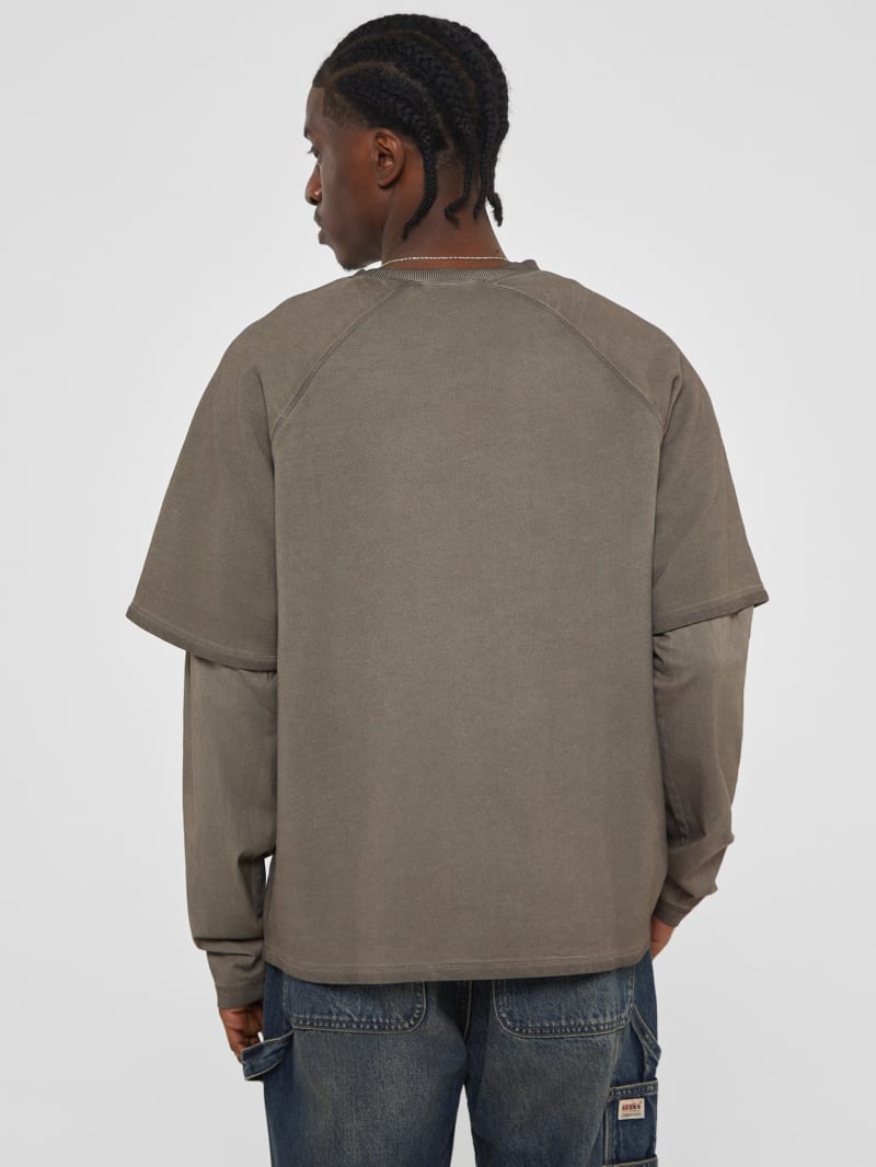 パーカー・フーディ GUESS Men Sweater EM2BQ02KBB40ROASTEDALMOND Brown Men's Sweaters, Hoodies & Sweatshirts | GUESS