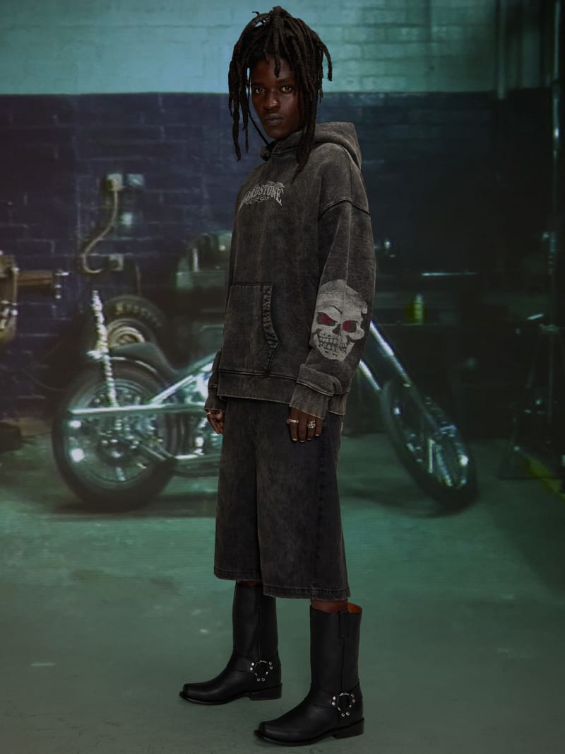 HARDSTONE Skull Hoodie | GUESS Jeans HARDSTONE Skull Hoodie | GUESS Jeans