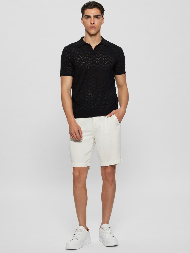 Eco Brian Pointelle Polo | GUESS