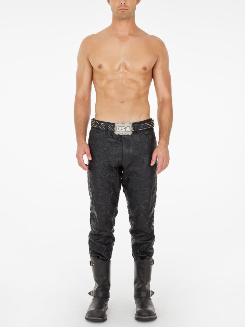 GUESS® Crinkle leather pant