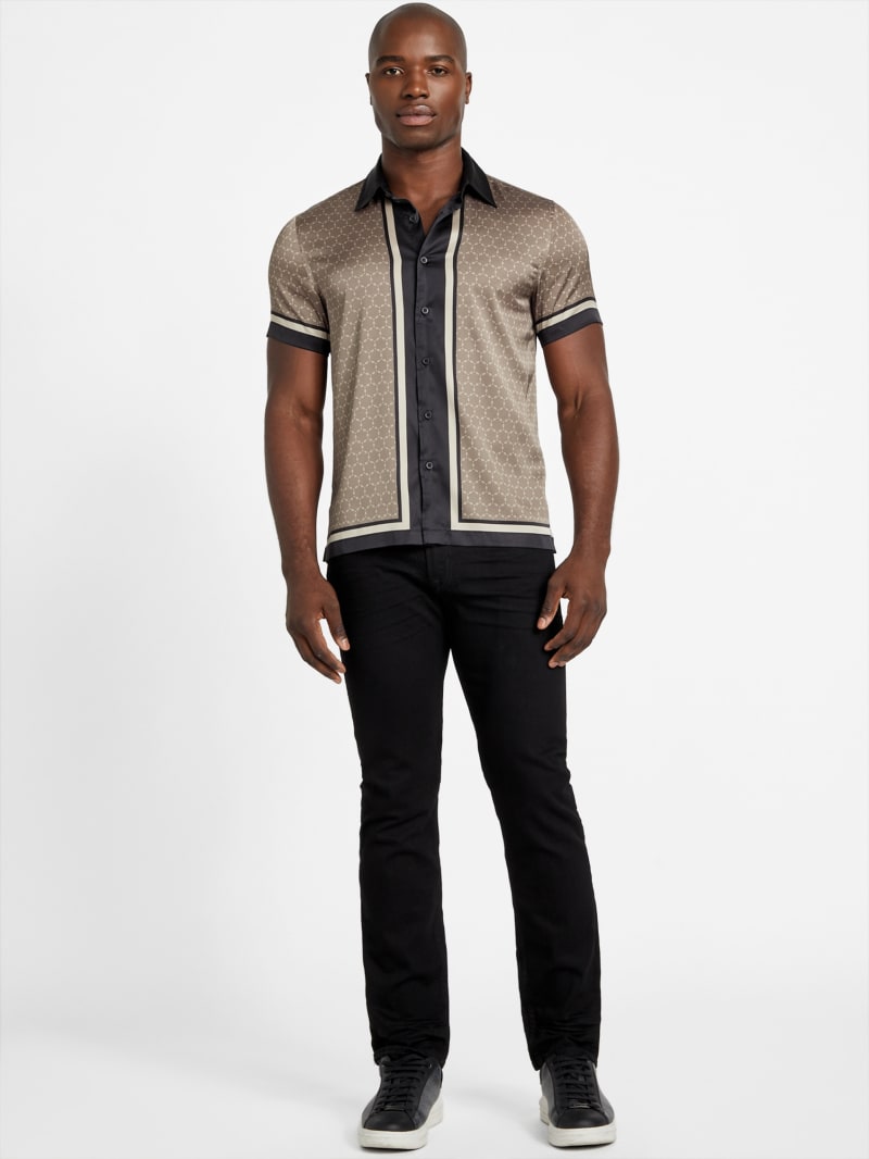 Eco Geo Border Charm Shirt