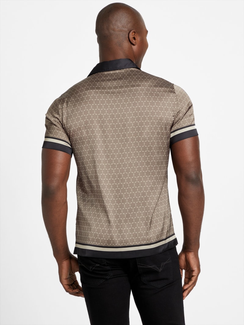 Eco Geo Border Charm Shirt