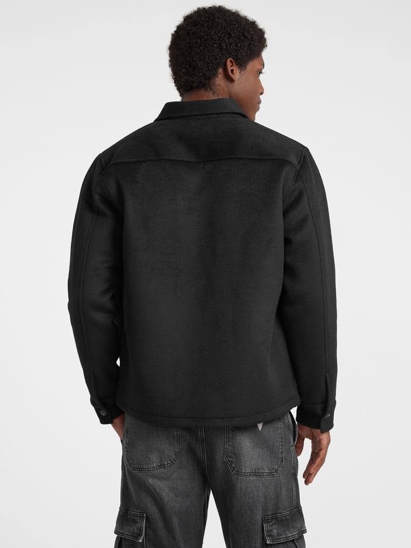 GUESS® Brushed Wool-Blend Shacket