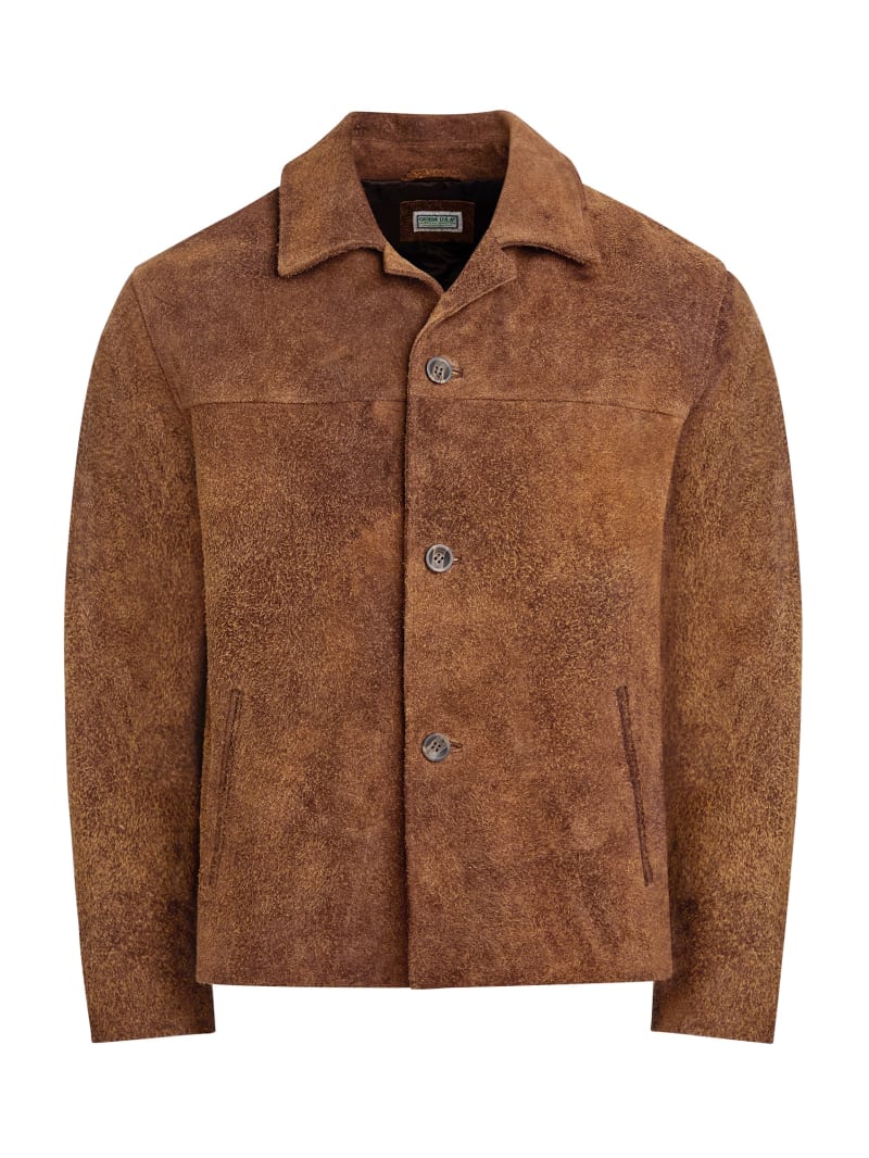 PELLE PELLE ブルゾン 2XL ウール調 ファー エンボス キャメル Pelle
