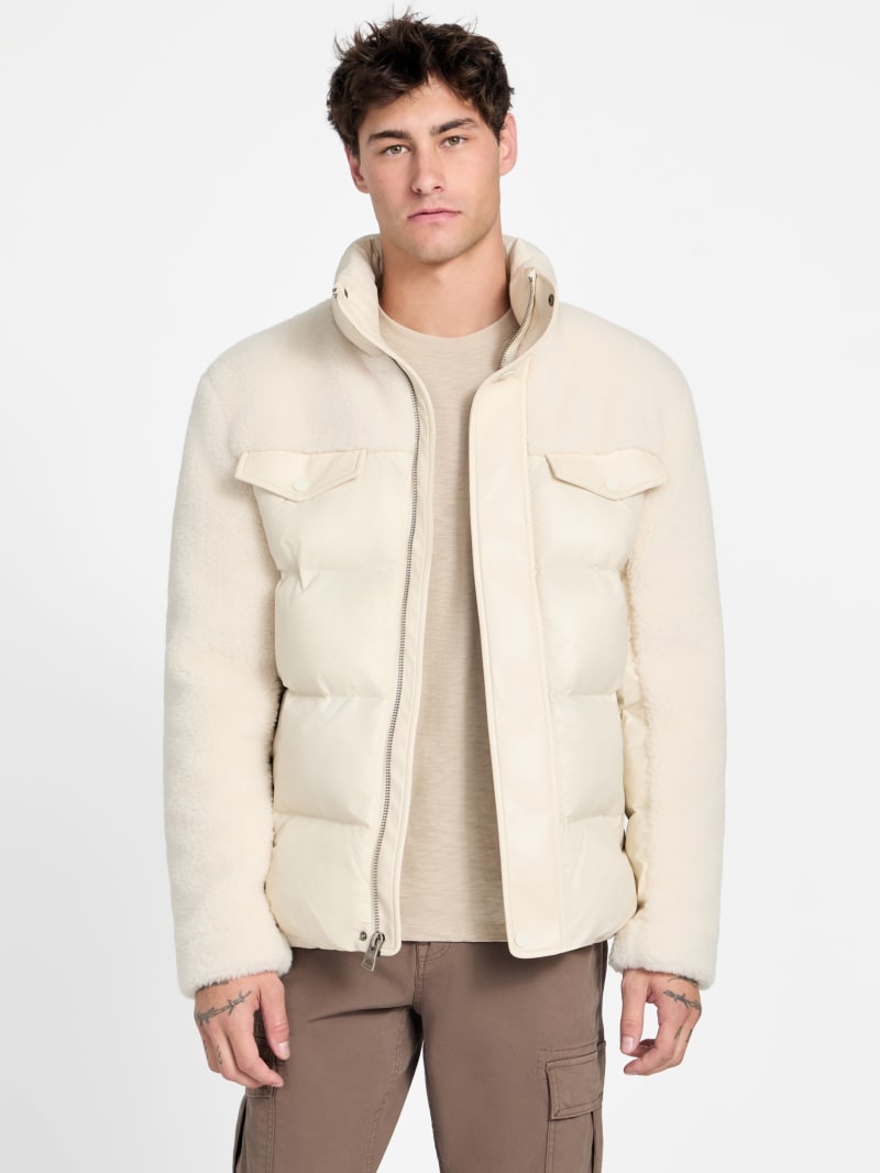 Mix Puffa Shearling Jacket - thumbnail 5