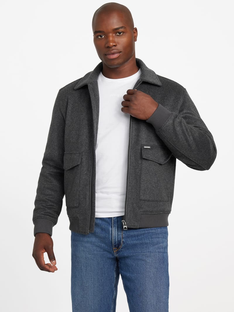 Eco Padded Wool-Blend Jacket