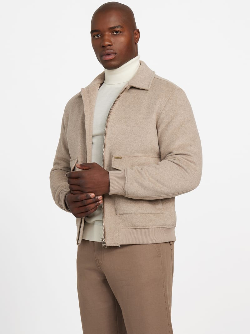 Eco Padded Wool-Blend Jacket