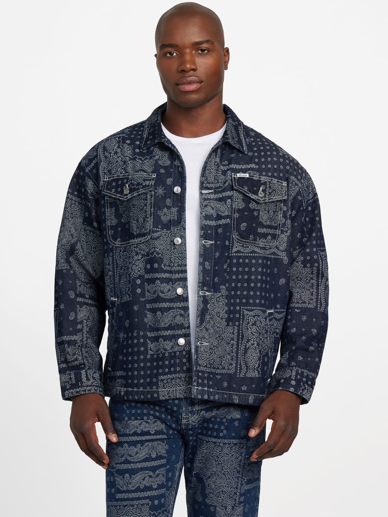 【ネイビー(SON1)】GUESS ジャケット(M)Billy Denim Jacket GUESS® Billy Denim Jacket
