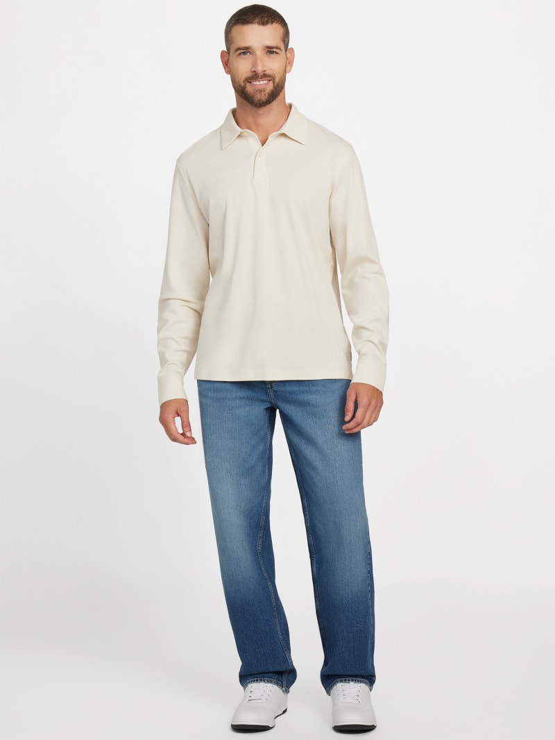 Barry Knit Long-Sleeve Polo
