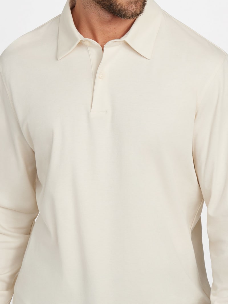 Barry Knit Long-Sleeve Polo - thumbnail 7