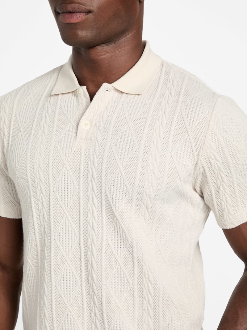 Olin Textured Knit Polo