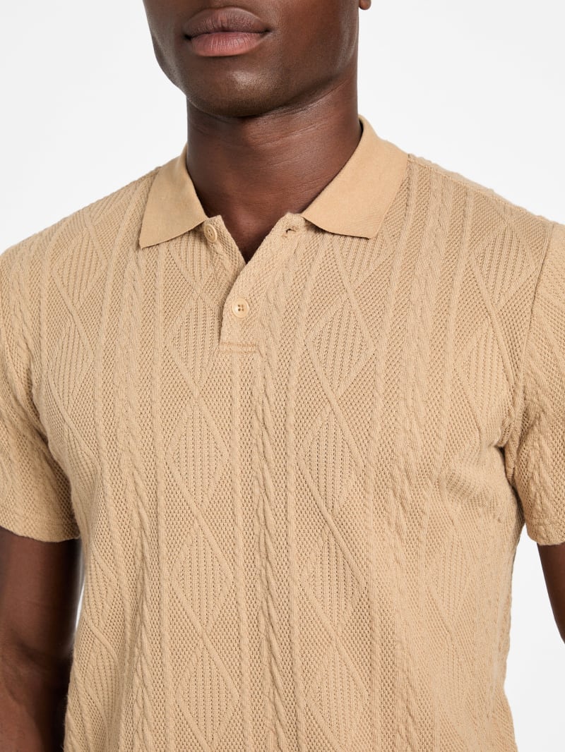 Olin Textured Knit Polo - thumbnail 7