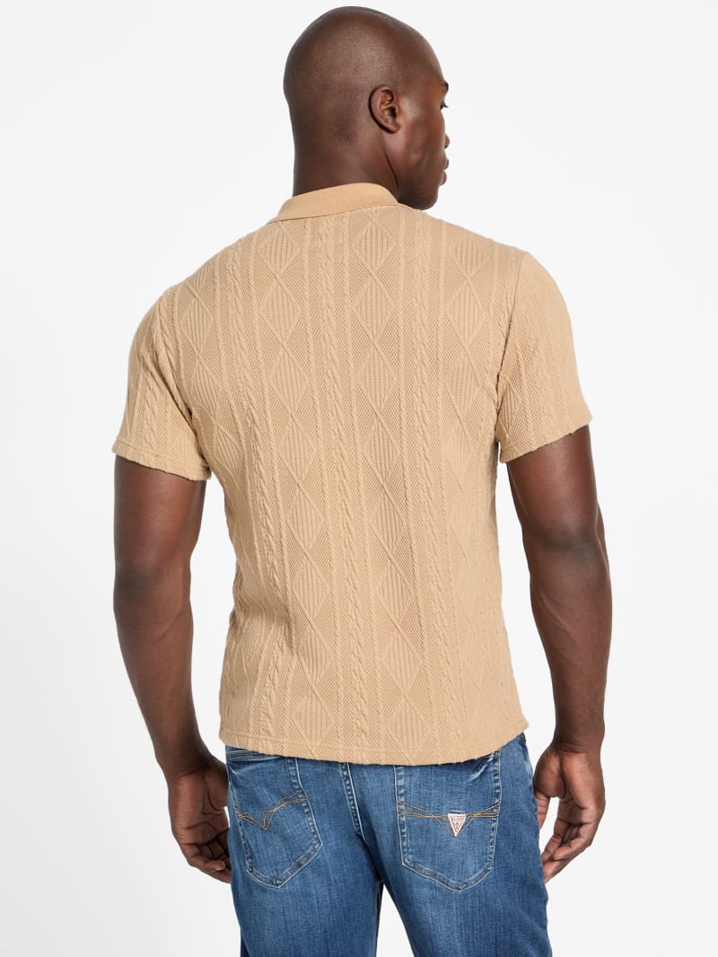 Olin Textured Knit Polo - thumbnail 8