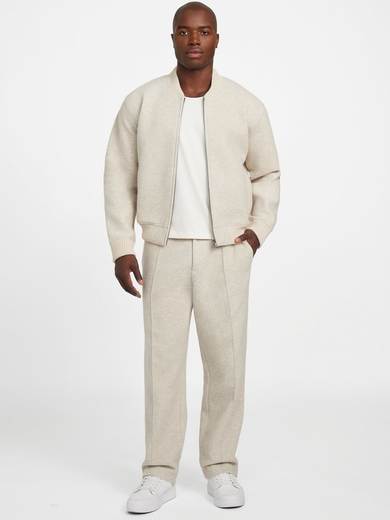 MaSa専用OMBRE CHECK WOOLSPORT JACKET Flight Wool-Blend Scuba Jacket | GUESS