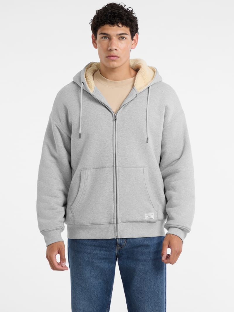 GUESS® Full-Zip Fleece Track Hoodie