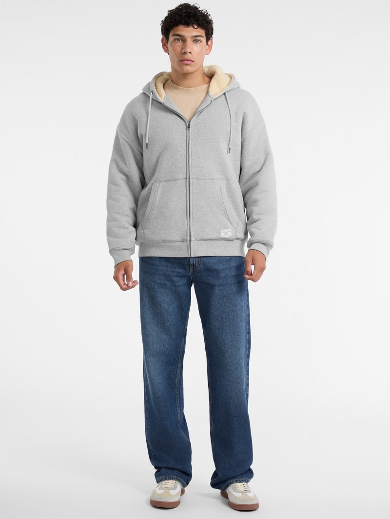 Full-Zip Fleece Track Hoodie