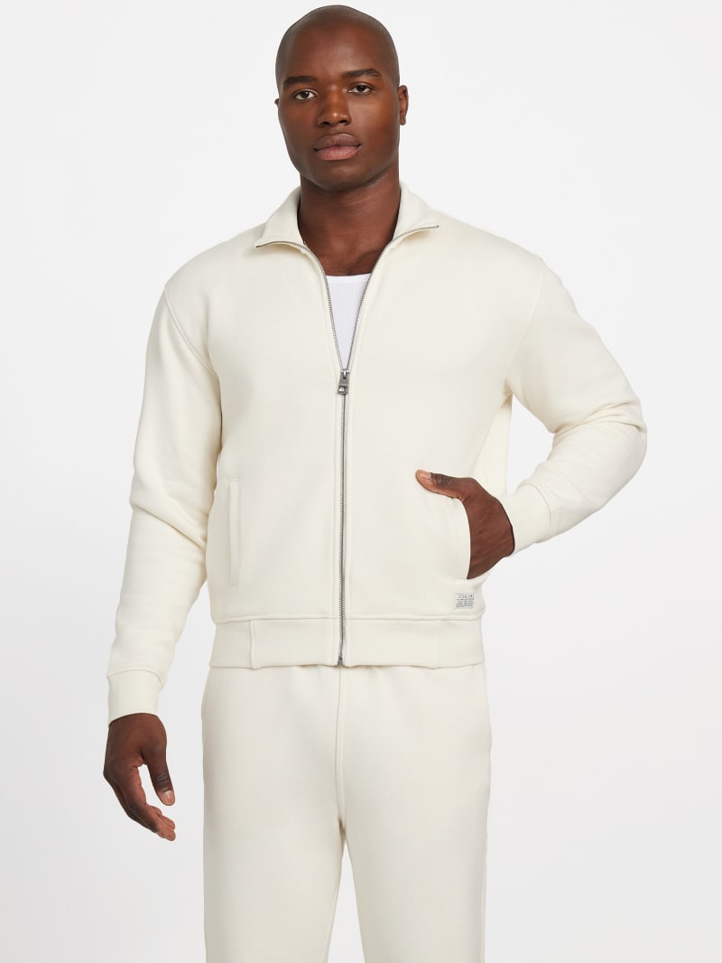 GUESS® Eco 1981 Label Mock Neck Jacket Men