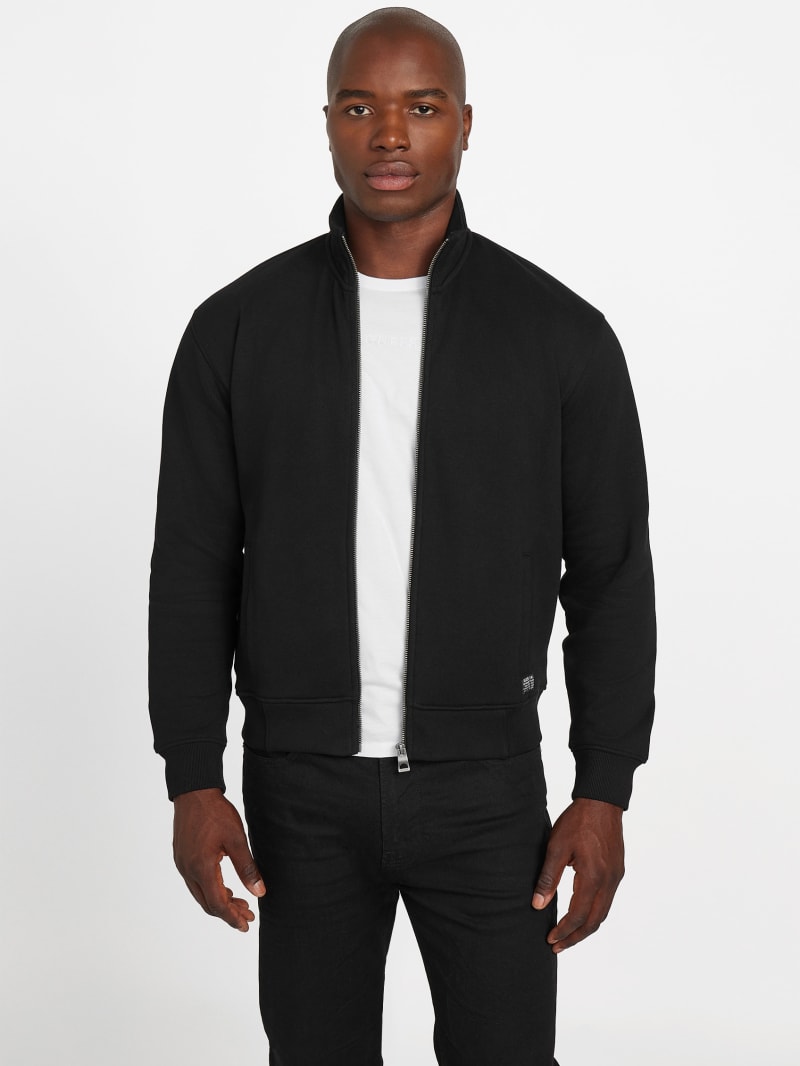 GUESS® Eco 1981 Label Mock Neck Jacket