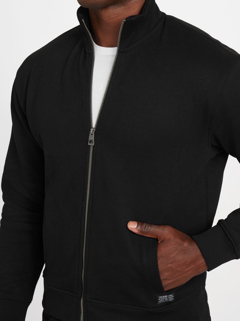 GUESS® Eco 1981 Label Mock Neck Jacket Men