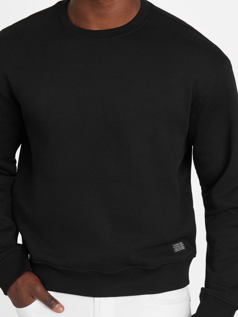 GUESS® Eco 1981 Label Crewneck Sweatshirt