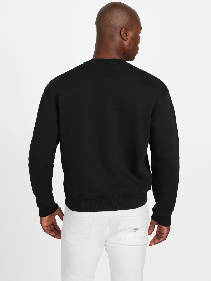 GUESS® Eco 1981 Label Crewneck Sweatshirt