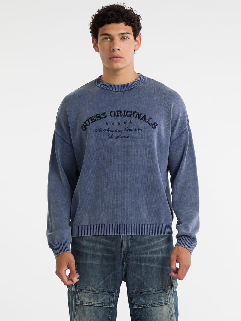 GUESS® GUESS Originals Eco Boxy Logo Sweater