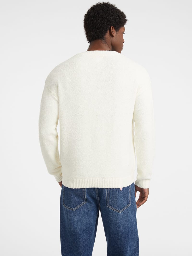 V-Neck Boucle Cardigan