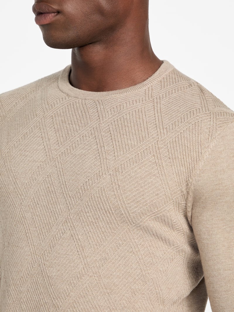 Jamaar Crewneck Stitched Sweater